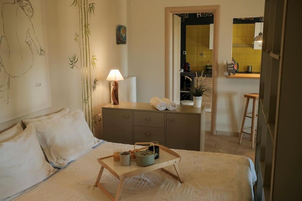 Apartment With Garden In Thessaloniki. 외부 사진